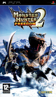 Monster Hunter Freedom 2 for the Sony PlayStation Portable Front Cover Box Scan