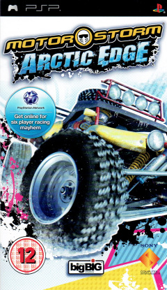 Motorstorm: Arctic Edge for the Sony PlayStation Portable Front Cover Box Scan