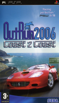 OutRun 2006: Coast 2 Coast for the Sony PlayStation Portable Front Cover Box Scan