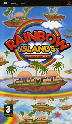 Rainbow Islands Evolution for the Sony PlayStation Portable Front Cover Box Scan