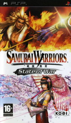 Samurai Warriors: State of War for the Sony PlayStation Portable Front Cover Box Scan