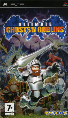 Ultimate Ghosts 'n Goblins for the Sony PlayStation Portable Front Cover Box Scan
