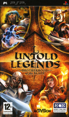Untold Legends: Brotherhood of the Blade for the Sony PlayStation Portable Front Cover Box Scan