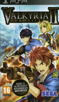 Valkyria Chronicles II for the Sony PlayStation Portable Front Cover Box Scan