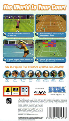 Scan of Virtua Tennis: World Tour