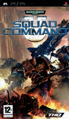 Warhammer 40,000: Squad Command for the Sony PlayStation Portable Front Cover Box Scan