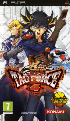 Yu-Gi-Oh! 5D's: Tag Force 4 for the Sony PlayStation Portable Front Cover Box Scan