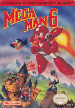 Mega Man 6 for the NES Front Cover Box Scan