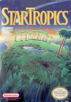 StarTropics for the NES Front Cover Box Scan