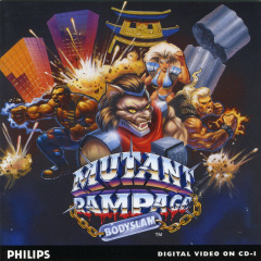 Mutant Rampage: Bodyslam for the Philips CD-i Front Cover Box Scan