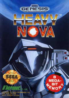 Heavy Nova for the Sega Mega Drive Front Cover Box Scan