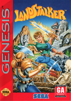 Landstalker for the Sega Mega Drive Front Cover Box Scan