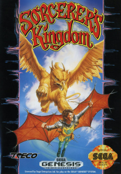 Sorcerer's Kingdom for the Sega Mega Drive Front Cover Box Scan