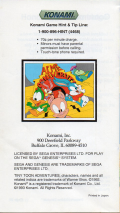Scan of Tiny Toon Adventures: Buster