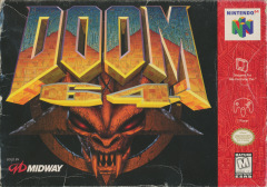 Doom 64 for the Nintendo 64 Front Cover Box Scan