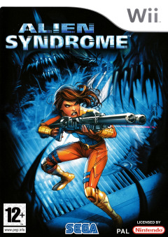 Alien Syndrome for the Nintendo Wii Front Cover Box Scan