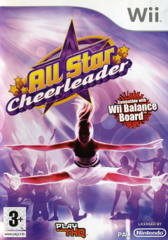 All Star Cheerleader for the Nintendo Wii Front Cover Box Scan