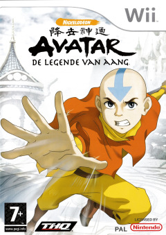 Avatar: The Legend of Aang for the Nintendo Wii Front Cover Box Scan