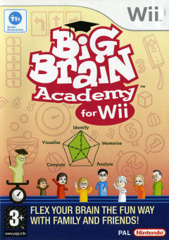 Big Brain Academy for Wii for the Nintendo Wii Front Cover Box Scan