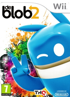 De Blob 2 for the Nintendo Wii Front Cover Box Scan