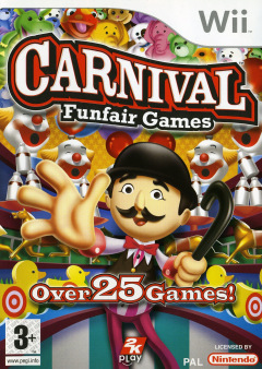 Carnival Funfair Games for the Nintendo Wii Front Cover Box Scan