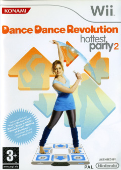 Dance Dance Revolution: Hottest Party 2 for the Nintendo Wii Front Cover Box Scan