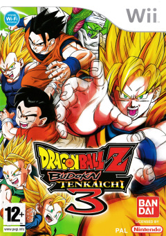 Dragon Ball Z: Budokai Tenkaichi 3 for the Nintendo Wii Front Cover Box Scan