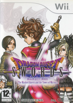 Dragon Quest Swords: The Masked Queen and the Tower of Mirrors for the Nintendo Wii Front Cover Box Scan