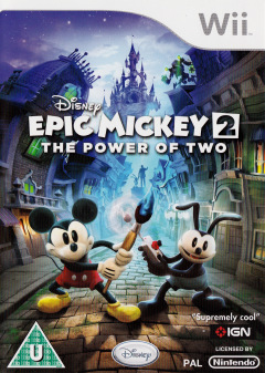 Epic Mickey 2: The Power of Two for the Nintendo Wii Front Cover Box Scan