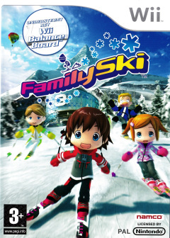 Family Ski for the Nintendo Wii Front Cover Box Scan