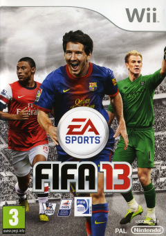 FIFA 13 for the Nintendo Wii Front Cover Box Scan