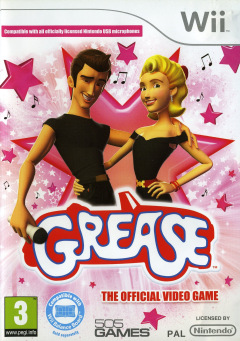 Grease: The Official Video Game for the Nintendo Wii Front Cover Box Scan