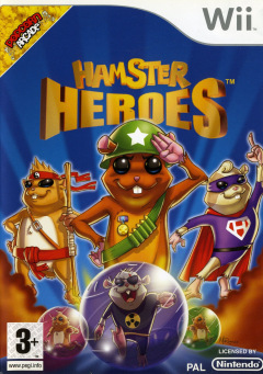 Hamster Heroes for the Nintendo Wii Front Cover Box Scan