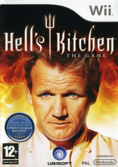 Hell's Kitchen: The Game for the Nintendo Wii Front Cover Box Scan