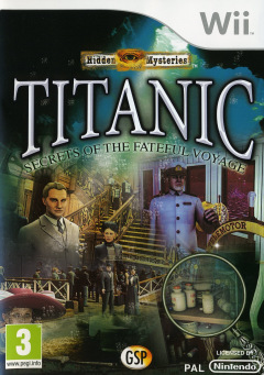 Hidden Mysteries: Titanic: Secrets of the Fateful Voyage for the Nintendo Wii Front Cover Box Scan