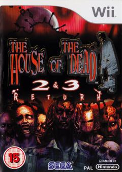 The House of the Dead 2 & 3 Return for the Nintendo Wii Front Cover Box Scan