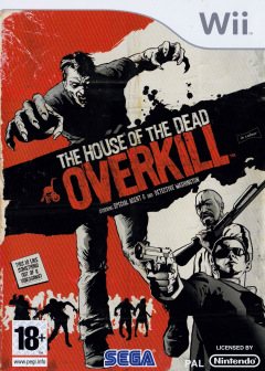 The House of the Dead: Overkill for the Nintendo Wii Front Cover Box Scan