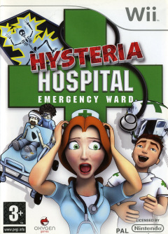 Hysteria Hospital: Emergency Ward for the Nintendo Wii Front Cover Box Scan