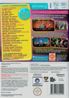 Scan of Just Dance 3
