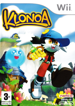 Klonoa for the Nintendo Wii Front Cover Box Scan