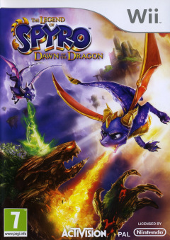 The Legend of Spyro: Dawn of the Dragon for the Nintendo Wii Front Cover Box Scan