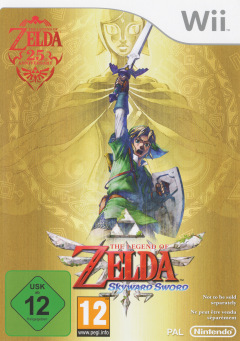 The Legend of Zelda: Skyward Sword for the Nintendo Wii Front Cover Box Scan