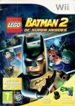 LEGO Batman 2: DC Super Heroes for the Nintendo Wii Front Cover Box Scan