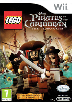 LEGO Pirates of the Caribbean: The Video Game for the Nintendo Wii Front Cover Box Scan