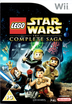 LEGO Star Wars: The Complete Saga for the Nintendo Wii Front Cover Box Scan