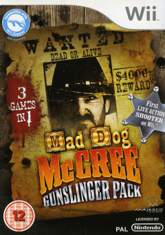Mad Dog McCree: Gunslinger Pack for the Nintendo Wii Front Cover Box Scan