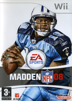 Madden NFL 08 for the Nintendo Wii Front Cover Box Scan