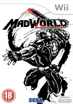 MadWorld for the Nintendo Wii Front Cover Box Scan