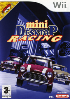 Mini Desktop Racing for the Nintendo Wii Front Cover Box Scan