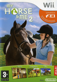 My Horse & Me 2 for the Nintendo Wii Front Cover Box Scan